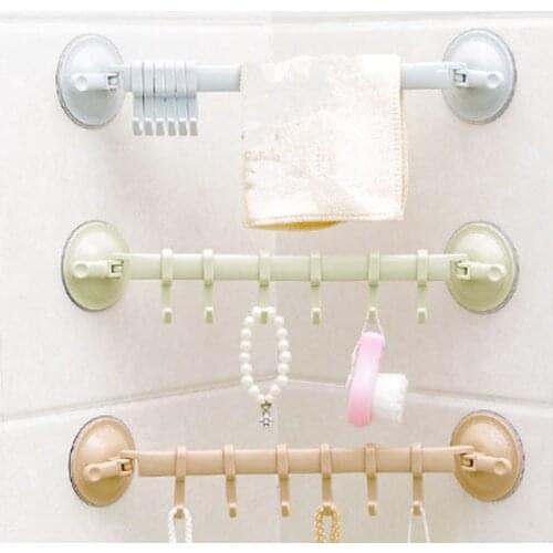 Hook Door Cabinet Wall Shelf Degree Rotate Strong Sucker Hanger Hooks Bathroom Kitchen Organizer Storage Rack Home Bathroom