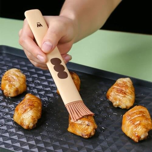 Kitchen barbecue tools oil brush high temperature baking brush edible silicone cooking easy to clean portable BBQ liquid pastry