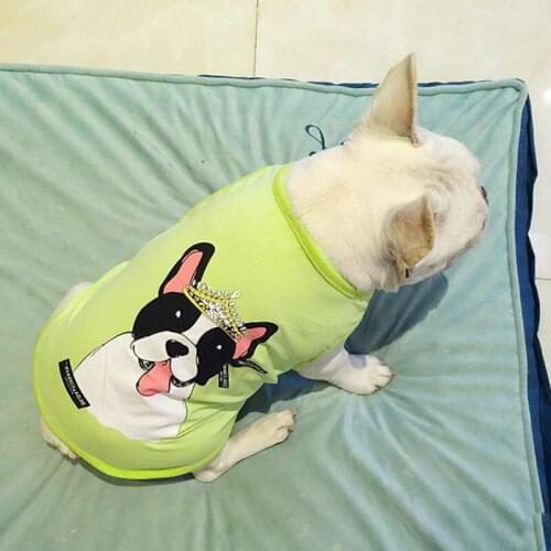 Traumdeutung Summer Spring Dogs Clothes Large French Bulldog T Shirts Costume Wear For Pets Clothes Clothing Coat hondenkleding