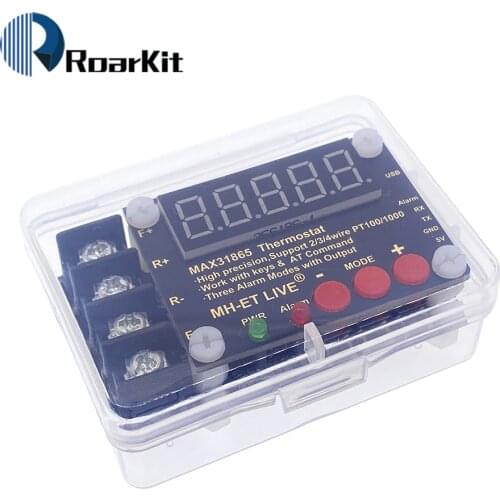 MAX31865 High Precision Isolated Temperature Collector Module PT100 Serial Port Output Upper Computer Software Debugging