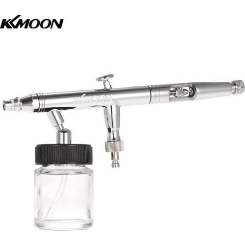 Dual-action Airbrush Set Spray Gun Makeup aerografo pistola de pintura Dropper Wrench + Cleaning Repair Tool 0.3mm Gravity Feed