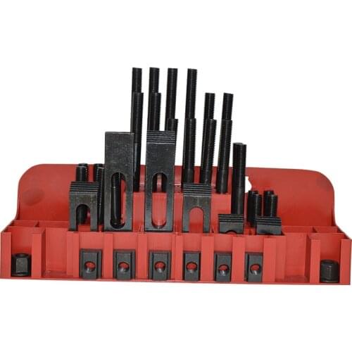 Milling Machine Clamping Set 58pcs M12 Mill Clamp Kit Machine Tool Milling Machine Accessories Set