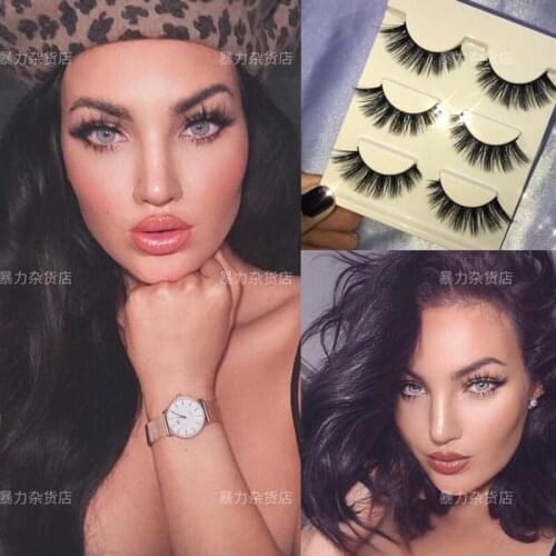 Punk Wind False Eyelashes Lengthened by New Ins Bloggers in Europe and America