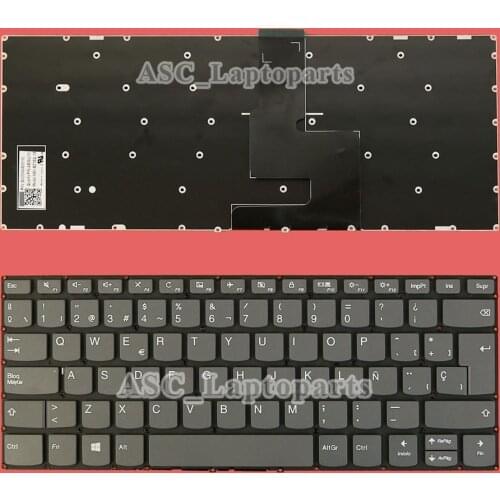 New Spanish Teclado Keyboard For Lenovo Yoga 520-14IKB Yoga 720-15IKB Black, no Frame, NO BACKLIT