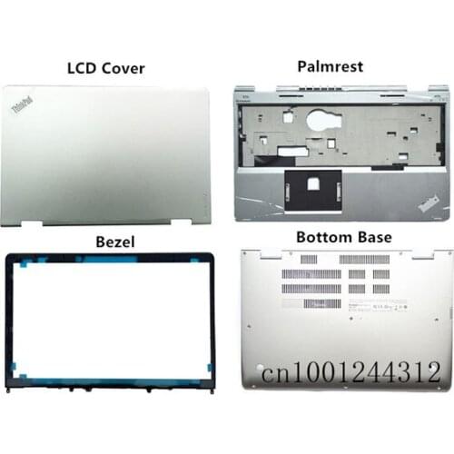 New Original For Lenovo thinkpad S5 Yoga 15 LCD Rear Top Lid Back Cover/Bezel/Palmrest/ Lower Bottom Base Cover silver 00JT309