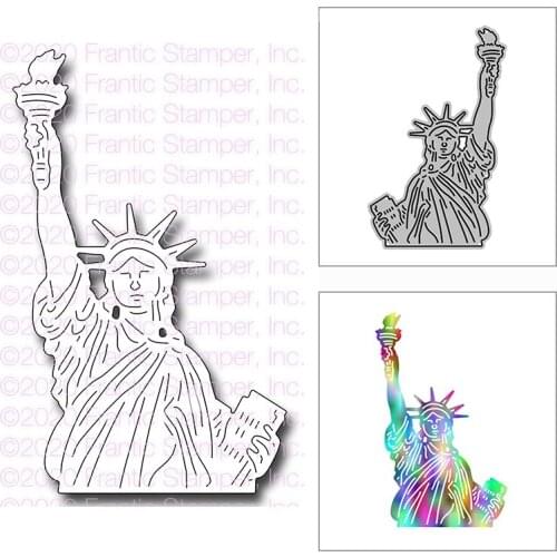 New Statue of Liberty Craft Embossing Mold 2021 Metal Cutting Dies for DIY Decorative Scrapbooking Album Card Making No Stamps
