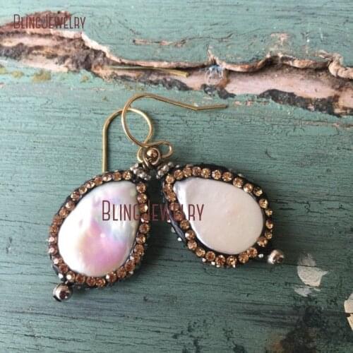 Mother Of Pearl Unique Dangle Drop Casual Glam Earrings Gift Everyday Versatile Boho Style Trendy Accessory Earrings ER18446