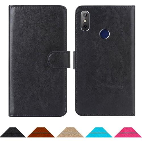 Luxury Wallet Case For Cubot J3 Pro PU Leather Retro Flip Cover Magnetic Fashion Cases Strap