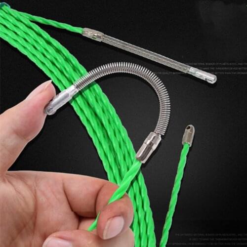 5/10/15/20/25m/30m Wire Puller Lead Device Cable Puller Electrical Wire Fish Tape Cable Construction Electrician Threader POM