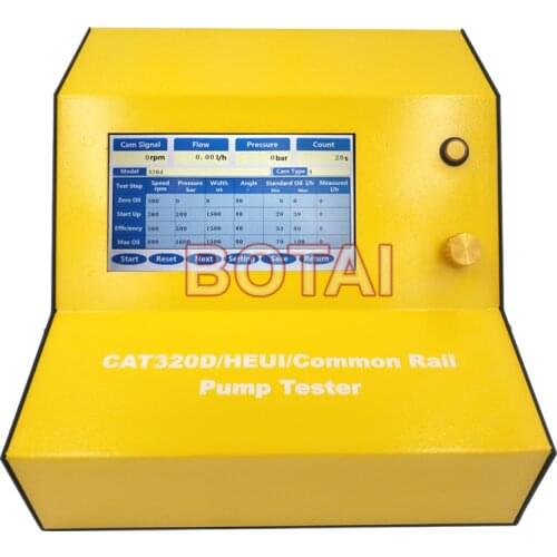 CAT1000 HW320D COMMON RAIL PUMP TESTER FOR CAT 320D PUMP, CAT HEUI C7 C9 PUMP, BOSCH DENSO DELPHI COMMON RAIL PUMP TESTING