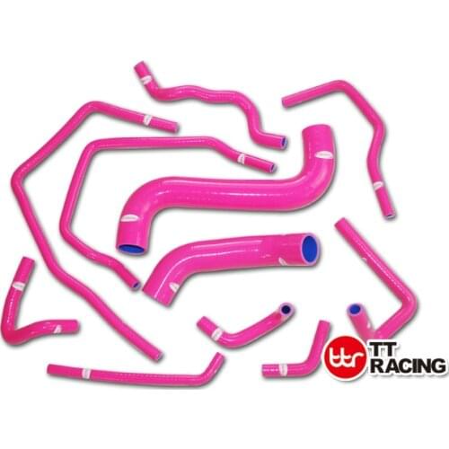 TT1803DPI- SUBARU IMPREZA WRX/STi GDA/GDB EJ207 SILICONE RADIATOR HOSE KIT 2000-2007 PINK