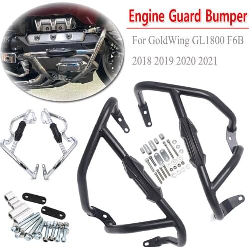 For HONDA GL1800 F6C GoldWing DCT GL 1800 F6B 2018-2021 Gold Wing 1800 Motorcycle Engine Guard Crash Bar Bars Bumper Protector