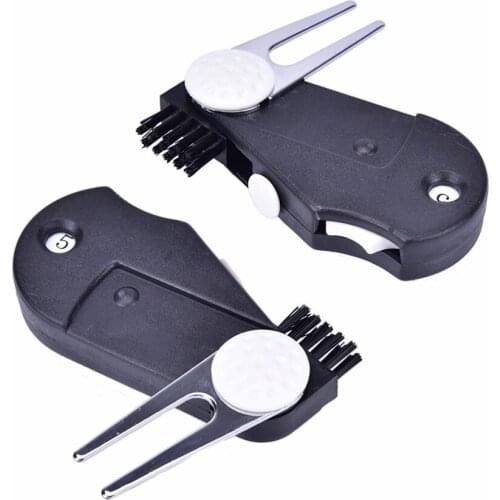 1Pc Golf Ball Counter Cleaner Multi-functional Tool Kit Divot Tool