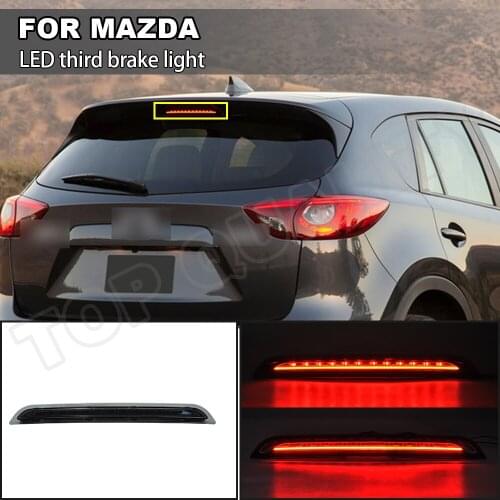 1 PCS LED Light Strip Red Brake Third High Lamps Brake Error Free ail Lamp Stop Light For MAZDA CX-5 2013 2014 2015 Tail Warning
