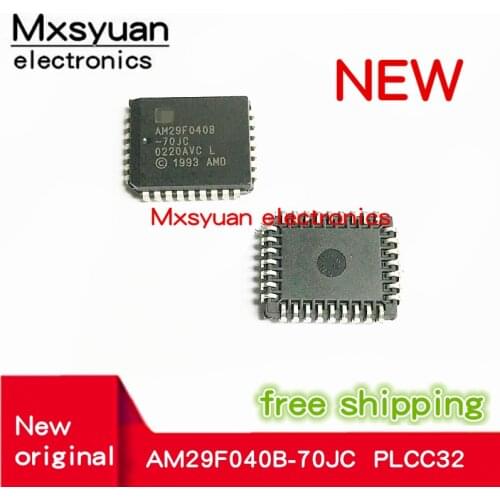 10pcs~50pcs/LOT AM29F040B-70JC AM29F040B 70JC PLCC-32 New original