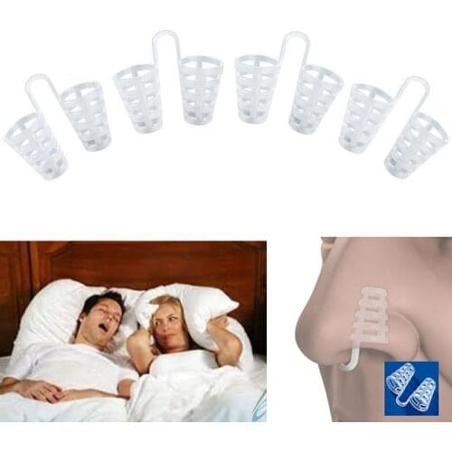 10pcs Mini Transparent Snoring Device To Prevent Snore Snoring Device Nasal Obstruction Silicon Congestion Aid No Strips Cone