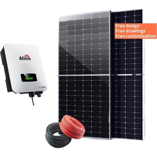 15kw solar power system tile roof solar on grid system solar+energy+systems