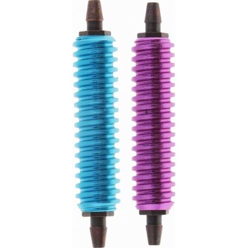 2pcs HSP 80119 Fuel Tank Air Cooler Back Pressure for 1:8 1/10 Model RC Nitro Car Hpi Savage Revo Buggy Nitro Car