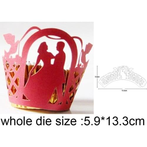 2020 New Metal Cutting Dies Couple Lace Crown Craft Dies Scrapbooking dies Album Cards Making Embossing Die Cut stencils dies
