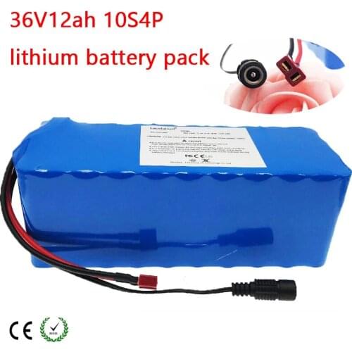 36V 12Ah Laudation Electric Bicycle Lithium Battery 42V 10S 4P High Quality 18650 Pack Motorcycle Bike Scooter With 15A BMS
