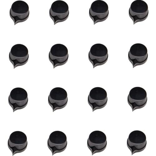 50x Guitar pedal pointer Knob potentiometer control Knob black for klon Guitar Effect Pedal parts