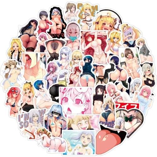 Anime Hentai Sexy Pinup Bunny Girl Waifu Decal Stickers of Car Skateboard Suitcase Laptop Truck Waterproof Car Sticker