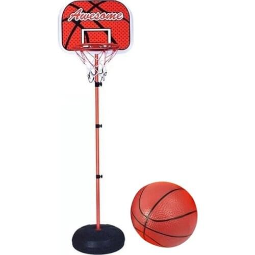 Basketball Stands Height Adjustable Kids Basketball Goal Hoop Toy Set Basketball for Boys Training Practice Accessories