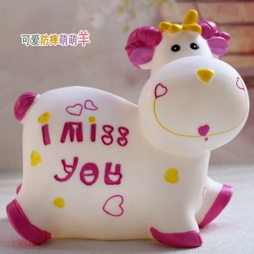 Cattle Large piggy bank sheep zodiac money box fucoidin child gift