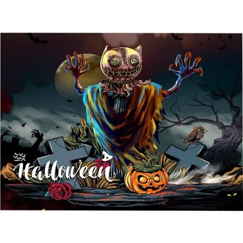 Custom tapestry scarecrow cross small tapestry fabric wall hangings decoration