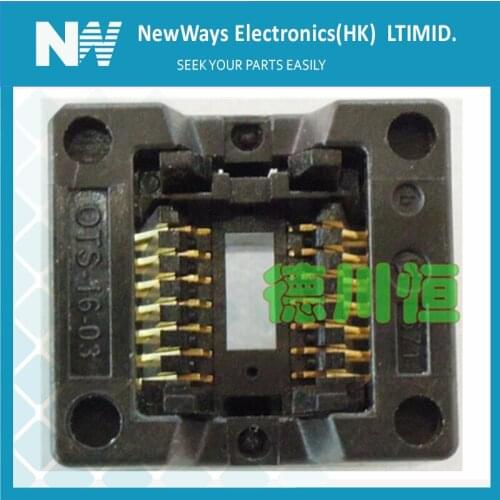Ic Socket Sop14 To Dip14 Ots-16-03 Ots-14-1.27Mm Ic Test Block Programmer Adapter