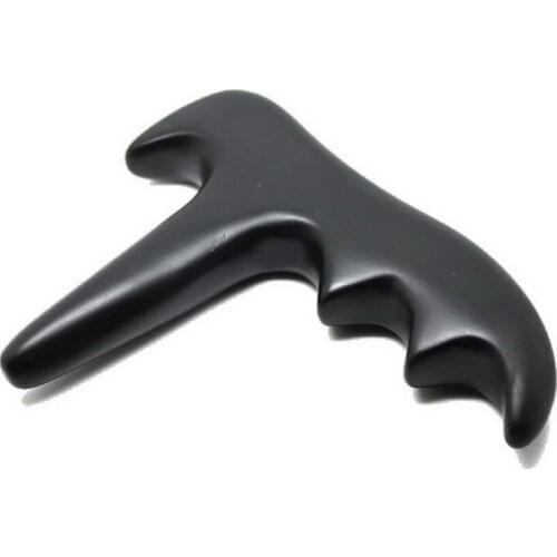 Foot Massager Acupuncture Point Massage Foot Care Therapeutic Relief Tool Dovetail Cone SPA Therapy Tool, Black