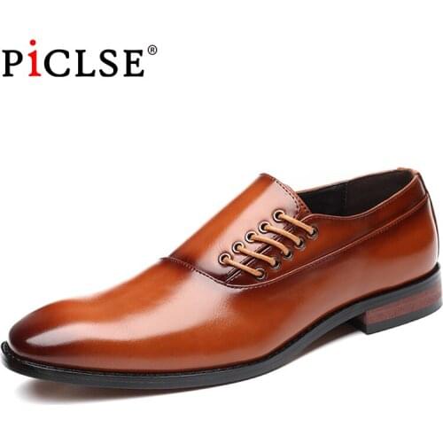 Large size 47 Genuine Leather Men Dress shoes Comfortable Business Formal Oxford shoes for Men shoes leather zapatos de hombre