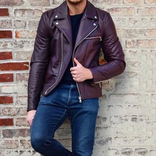 Men Coats Jackets Winter Faux Leather Mens Jackets And Coats Men Warm Hip Popping Jacket Mens Clothing