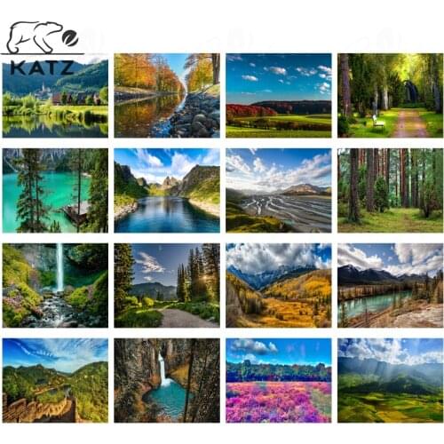 Canyon Blue Sea Blue Sky Diamond Painting Cross Stitch Home Decoration Painting Modern Landscape Diamond Art Diamond Embroidery