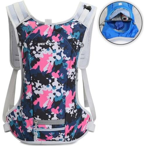 KoKossi Nylon Running Backpack Marathon Trail Cycling Hiking Vest Bag Men Women Hydration Fitness Waterproof Portable Backpack