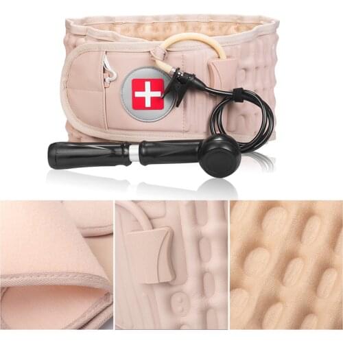 Lumbar Decompression Back Girdle Belt Waist Air Traction Brace lumbar Support Waistband Physical Treatment Spine Pain Relief