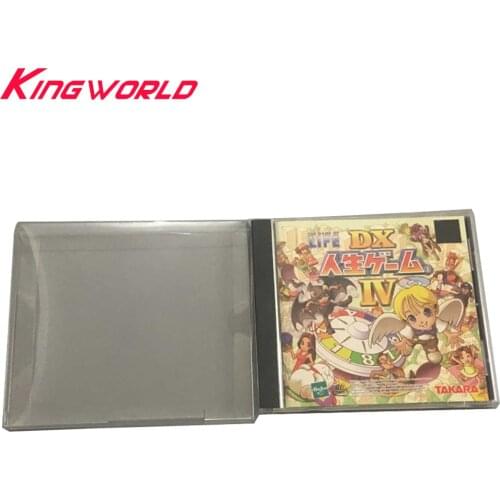 Transparent Clear Display Box For Playstation PS1 Game Card Collection CD Storage Case PET Protective Box