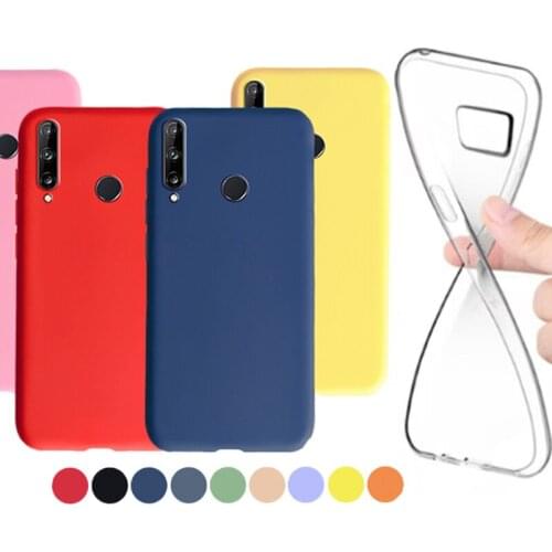 Clear cover for huawei Y6P transparent case shockproof kids man women boy girl use cute soft skin for huawei Y6P silicone case