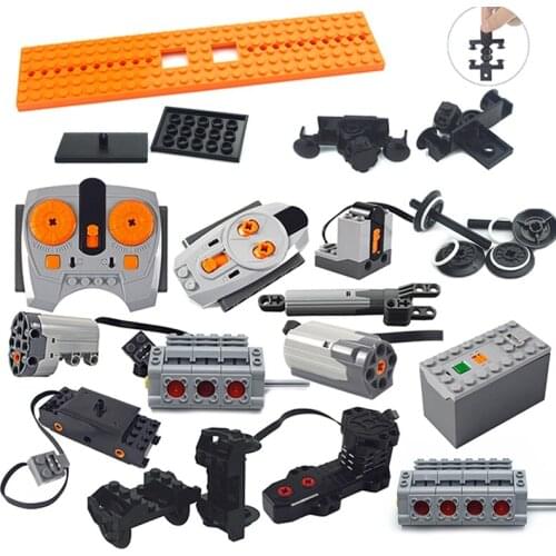 Technical parts Motor multi power functions 8293 8883 tool servo train motor PF model sets building blocks Compatible All Brands