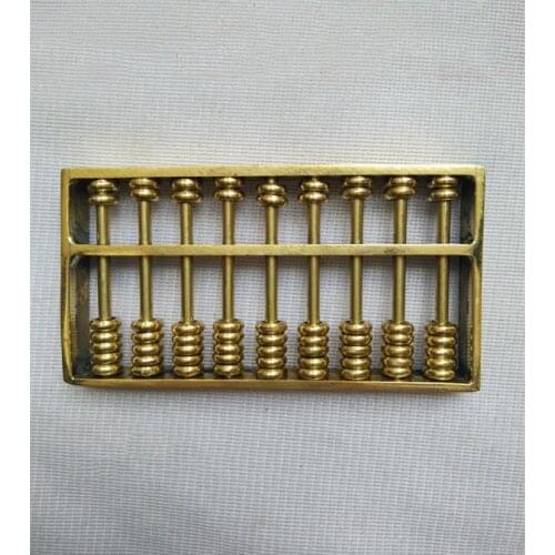 Solid pure brass, small abacus, handicraft ornaments, antique collections