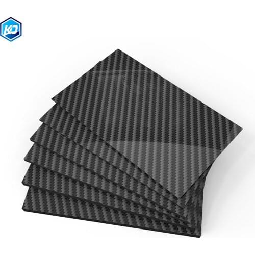0.25-6mm 220X240mm 3K Surface Twill Matte Glossy Carbon Plate Panel Sheets High Composite Hardness Material Carbon Fiber Board