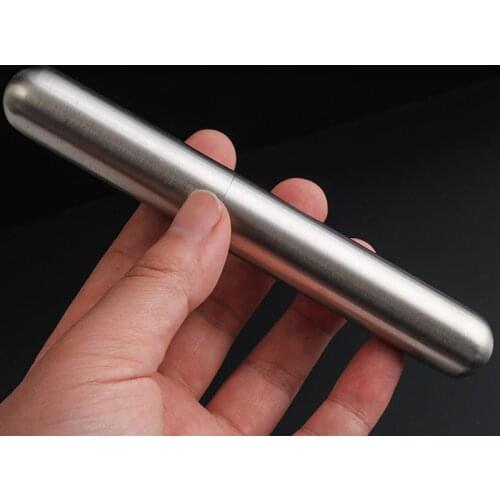 1PC High Quality Stainless Steel Travel Cigars Box Cigarettes Case Single Cigar Tube Portable Cigar Accessories