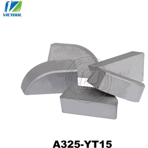 10pcs/lot A325 YT15 tungsten brazed tips High quality Carbide inserts For making end and periphery turning tools