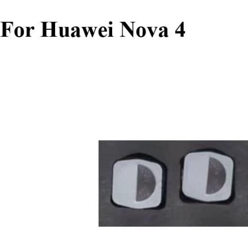 2PCS For Huawei Nova 4 Flash light Flashlight lamp glass lens For Huawei Nova 4 Nova4 Phone Parts Test Good Replacement