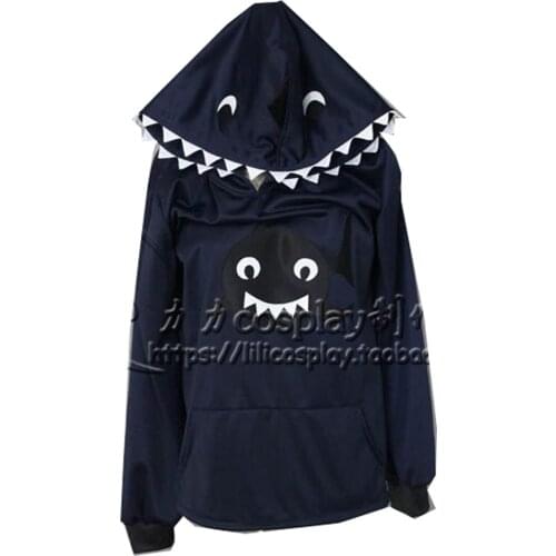 2021 Anime Free! Iwatobi Swim Club Rin Matsuoka Shark Hoodie Sweatshirt Hooded Jacket Coat Cosplay Costume Only Overcoat