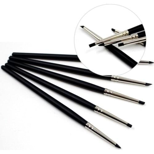 5 piece/set silicone caricas Manicure carving flower brush blank pen traces pens clay tools