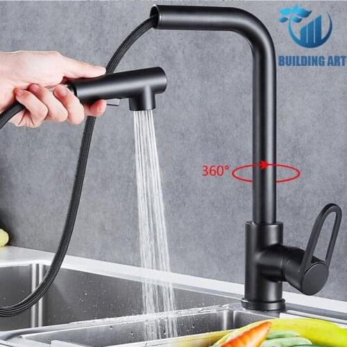 Abay Black Kitchen Faucets