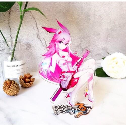 Anime honkai impact 3 large 15 cm high Stand Plate model
