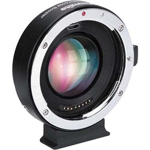 COMMLITE EF-EOSM Booster Lens Adapter for Canon EF Lens to EOSM Mount Camera 0.71x Focal Length Booster Electronic AF Auto Focus