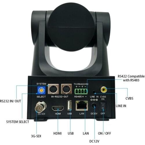 High Definition 12X optical zoom PTZ SDI hdmi usb camera 1080p HD video conference web camera for tele-medicine